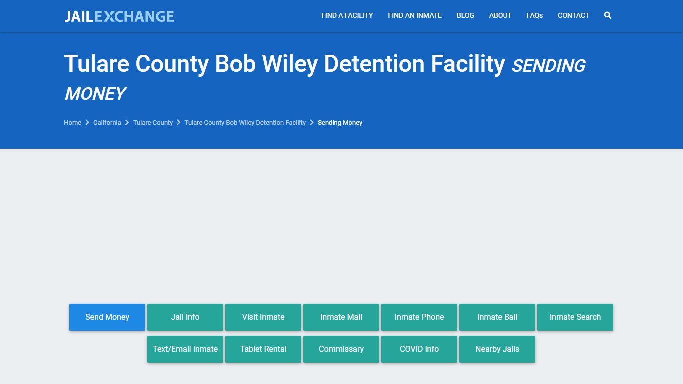 Tulare County Bob Wiley Detention Facility How to Send ...